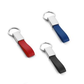 WATOH. Fém és PU, kerek kulcstartó