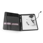 EMERGE FOLDER II. A4-es mappa újrahasznosított poliészterből (100% rPET) 300D anyagból, rugalmas záródással