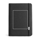 EMERGE FOLDER II. A4-es mappa újrahasznosított poliészterből (100% rPET) 300D anyagból, rugalmas záródással