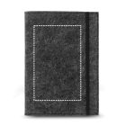 BALDWIN. A5-ös jegyzetfüzet újrahasznosított filcborítóval (100% rPET) és vonalazott oldalakkal , szintén 100%-ban újrahasznosított papírból