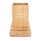 ERWIN. Íróasztalkészlet mobiltelefon-tartóval és pohárral