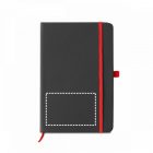 CORBIN. A5-ös jegyzetfüzet PU-ből, vonalazott lapokkal