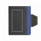 RUSSEL. PU és poliészter szövet borító A5 jegyzetfüzettel