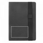 SHAKESPEARE. A5-ös jegyzettömb PU-ből, sima elefántcsont színű lapokkal