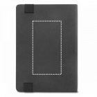 SHAKESPEARE. A5-ös jegyzettömb PU-ből, sima elefántcsont színű lapokkal