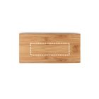 BURDOCK. Bambusz teás doboz 4 rekesszel és mágneszárral