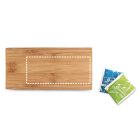 BURDOCK. Bambusz teás doboz 4 rekesszel és mágneszárral