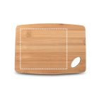 CAPPERO. Bambusz deszka és sajtkés készlet