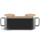 LAUDA. Bögre 90%-ban újrahasznosított rozsdamentes acélból, bambuszfedéllel 420 mL