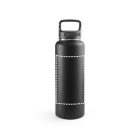 SINNER. 90%-ban újrahasznosított rozsdamentes acél palack, nagy, akár 1200 ml-es kapacitással