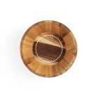 SAGE. Kerek akácfa salátástál