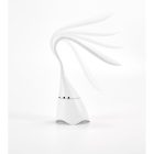 GRAHAME. Hordozható asztali lámpa hangszóróval és 5 órás akkumulátor-üzemidővel újrahasznosított ABS-ből (100% rABS)