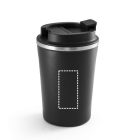 PHELPS. Rozsdamentes acél és PP utazó pohár 470 ml