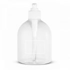 REFLASK 500. Flakon adagolós kupakkal PE-ből és PP-ből 500 mL