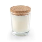 ZEN 80. Aromás gyertya parafa fedelű üvegpohárban 80 g