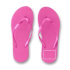 MAUPITI L / XL. Kényelmes papucs PE talppal és PVC pánttal