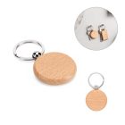 STEWIE ROUND. Kerek kulcstartó bükkfából