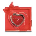 SWEET. Szív alakú gyertya és üvegalap