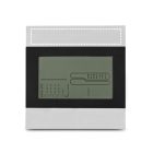 DENE. Asztali időjárás-állomás alumínium és ABS LCD képernyővel