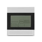 DENE. Asztali időjárás-állomás alumínium és ABS LCD képernyővel