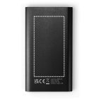 CASSINI. Power bank 4.000 mAh 5W-os vezeték nélküli töltővel újrahasznosított alumíniumból (100%-ban rAL)