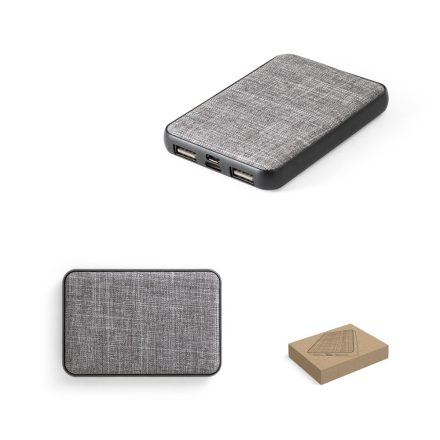 RENEWAL BATTERY. Power bank 5.000 mAh újrahasznosított PET-ből (100% rPET)