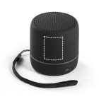 TURING. Hordozható 3 W-os hangszóró 4 órás akkumulátor-üzemidővel újrahasznosított ABS (100% rABS)