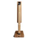 MOREY. Összecsukható asztali lámpa 15W-os szupergyors vezeték nélküli töltővel bambuszból