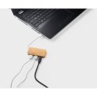 MOSER. HUB 2 USB-A és 1 USB-C porttal bambuszból