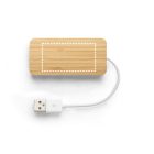 MOSER. HUB 2 USB-A és 1 USB-C porttal bambuszból