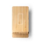 LANGE. Okostelefon tartó 15W-os gyors vezeték nélküli töltővel bambuszból