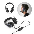 Thorne Headset RGB. ABS gamer fejhallgató 2 méteres kábellel, mikrofonnal és RGB LED fényekkel