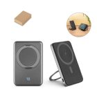 WARSHEL 5. 5.000 mAh-s mágneses power bank 15W szupergyors vezeték nélküli töltővel újrahasznosított ABS-ből (100% rABS) állvánnyal