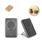 WARSHEL 10. 10.000 mAh-s mágneses power bank 15W szupergyors vezeték nélküli töltővel újrahasznosított ABS-ből (100% rABS) állvánnyal