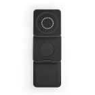 BROGLIE. Szuper gyors 15W 3 az 1-ben mágneses újrahasznosított ABS-ből (100% rABS) vezeték nélküli töltő