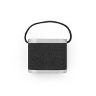 GUETTA. 5W-os hordozható hangszóró szupergyors 15W-os vezeték nélküli töltővel és 2 órás akkumulátor-üzemidővel, bambuszból és újrahasznosított PET-ből (100% rPET)