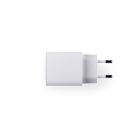 WEGENER. Tápegység USB-A csatlakozóval 18W és USB-C 20W újrahasznosított ABS-ből (100% rABS)