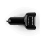 DIRAC. Szivargyújtó adapter USB-A porttal 18W és USB-C 20W 100% rABS-ből