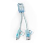 BERNERS. Szupergyors 6 az 1-ben USB kábel újrahasznosított PET-ből (100% rPET)