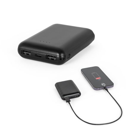 LEAKEY 8. Power bank 8.000 mAh újrahasznosított ABS-ből (100% rABS)