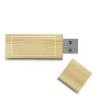 VENTER 16GB. 16 GB-os bambusz USB flash meghajtó