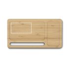 MOTT. Asztali rendszerező 15W-os vezeték nélküli töltővel bambuszból és ABS-ből