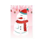 GLIMN. Hat lapból álló szett karácsonyi figurákkal és 3 ív matricával