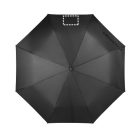 RIVER. Összecsukható 190T újrahasznosított poliészterből (100% rPET) pongee esernyő automatikus nyitással és zárással
