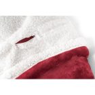 HEIDEN. Megfordítható polár takaró szaténszalaggal (190 g/m²) és személyre szabott kártyával