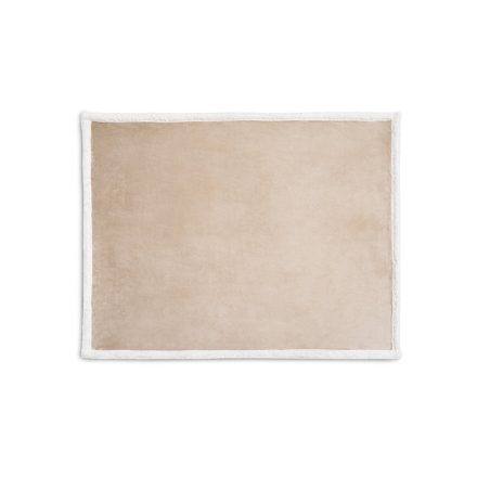 HEIDEN. Megfordítható polár takaró szaténszalaggal (190 g/m²) és személyre szabott kártyával