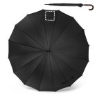 HEDI. 16 pálcás esernyő 190T nyersselyemből automatikus nyitással