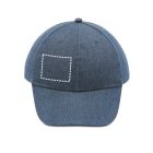 PHOEBE. Denim, pamut és poliészter sapka (300 g/m²)