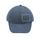 PHOEBE. Denim, pamut és poliészter sapka (300 g/m²)