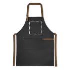 VESPER. 100% pamut vászon kötény (300 g/m²) fém részletekkel